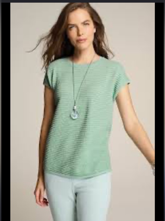 J. Jill Sweaters - J. Jill Wearever Textured Short Sleeve Pullover Sweater